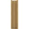 Ekena Millwork 6-in W x 20-in D x 24-in H Funston Slat Rough Cedar Woodgrain TimberThane Outlooker, Primed Tan OUTUR060X20X24FST24RCPR - alternate 5